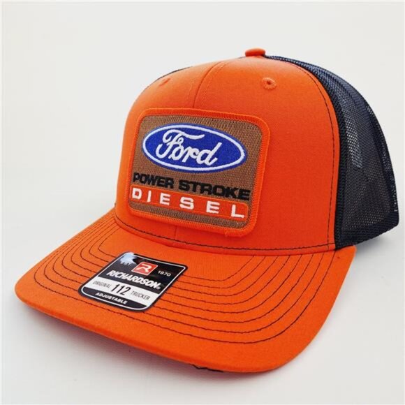 Accessories - Ford Trucks Richardson 112 Diesel Power Stroke Embroidered Patch Hat Cap Big Rig